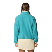 Load image into Gallery viewer, Columbia Women&#39;s Helvetia II Cropped Sherpa Half Snap Fleece (Teal)
