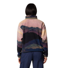 Load image into Gallery viewer, Columbia Women&#39;s Helvetia II Cropped Sherpa Half Snap Printed Fleece (Collegiate Navy Dolomites)
