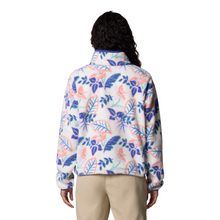 Load image into Gallery viewer, Columbia Women&#39;s Helvetia II Cropped Sherpa Half Snap Printed Fleece (Sea Salt Pasteled Multi)
