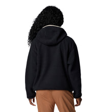 Load image into Gallery viewer, Columbia Women&#39;s Helvetia II Sherpa Hooded Half Snap Fleece (Black)
