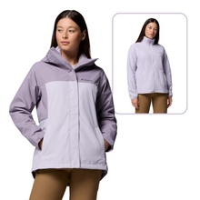 Load image into Gallery viewer, Columbia Women&#39;s Hikebound II 3-IN-1 Waterproof Insulated Jacket (Shale Purple/Lavender Pearl)
