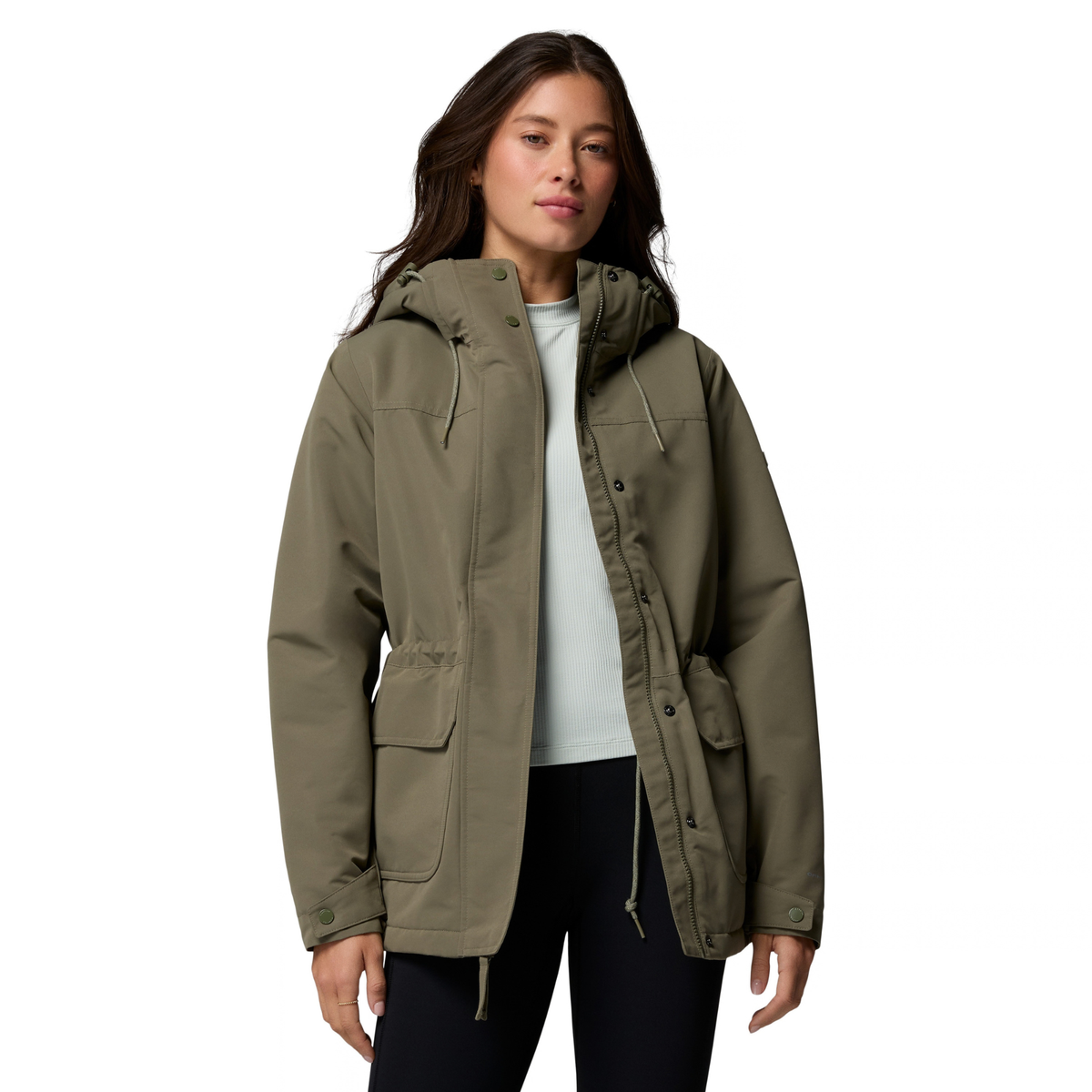 Columbia Women's Idyllwood Waterproof Insulated Jacket (Stone Green)