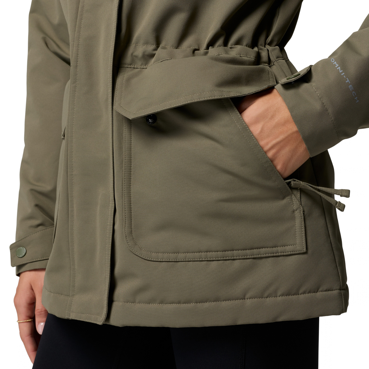 Columbia Women's Idyllwood Waterproof Insulated Jacket (Stone Green)