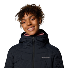 Load image into Gallery viewer, Columbia Women&#39;s Joy Peak II Hooded Insulated Jacket (Black)
