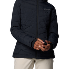 Load image into Gallery viewer, Columbia Women&#39;s Joy Peak II Hooded Insulated Jacket (Black)

