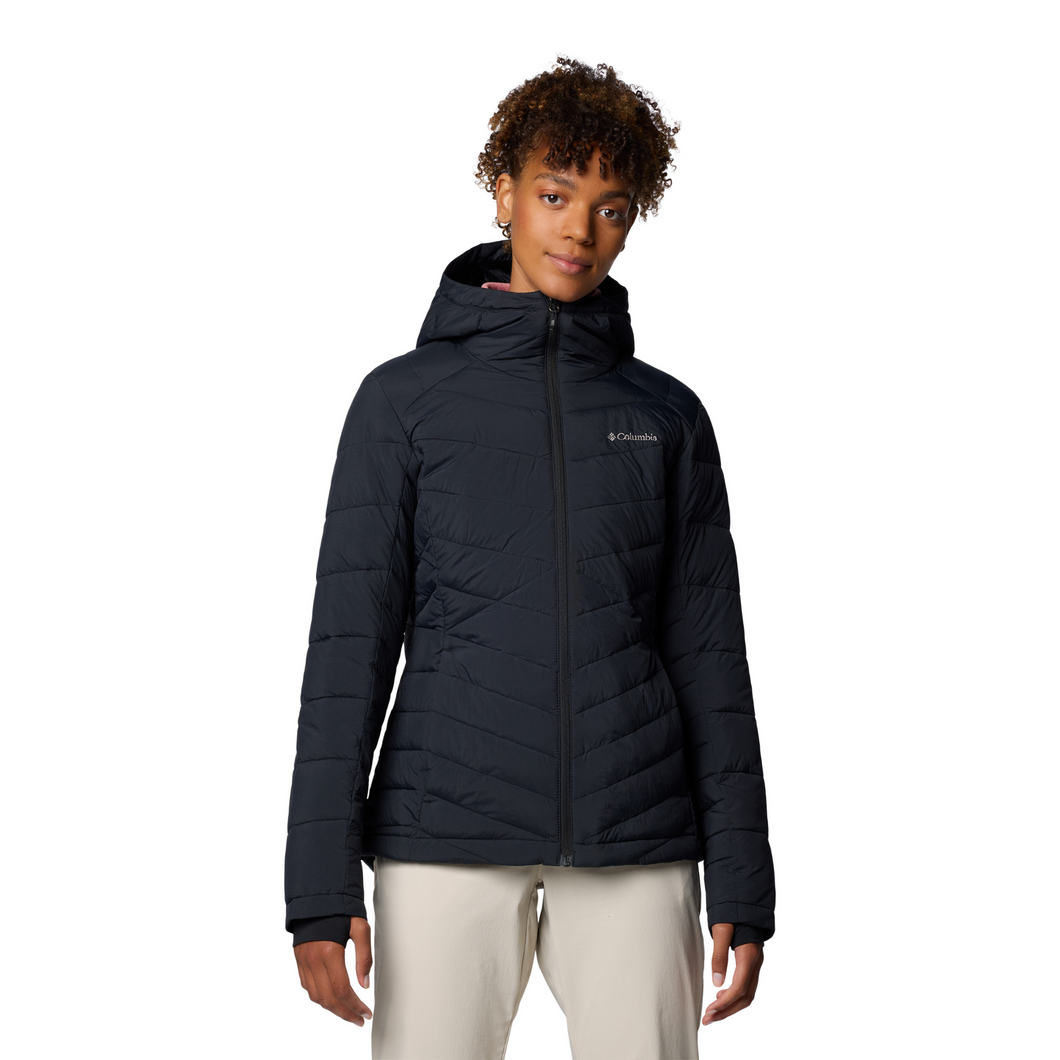 Columbia Women's Joy Peak II Hooded Insulated Jacket (Black)