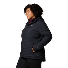 Load image into Gallery viewer, Columbia Women&#39;s Joy Peak II Hooded Insulated Jacket (Black)
