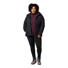Load image into Gallery viewer, Columbia Women&#39;s Joy Peak II Hooded Insulated Jacket (Black)
