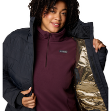 Load image into Gallery viewer, Columbia Women&#39;s Joy Peak II Hooded Insulated Jacket (Black)
