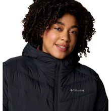 Load image into Gallery viewer, Columbia Women&#39;s Joy Peak II Hooded Insulated Jacket (Black)
