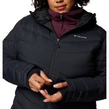 Load image into Gallery viewer, Columbia Women&#39;s Joy Peak II Hooded Insulated Jacket (Black)

