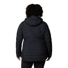 Load image into Gallery viewer, Columbia Women&#39;s Joy Peak II Hooded Insulated Jacket (Black)
