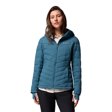 Load image into Gallery viewer, Columbia Women&#39;s Joy Peak II Hooded Insulated Jacket (Everblue)
