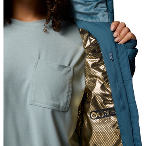 Columbia Women's Joy Peak II Hooded Insulated Jacket (Everblue)