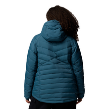 Load image into Gallery viewer, Columbia Women&#39;s Joy Peak II Hooded Insulated Jacket (Everblue)
