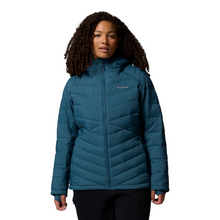Load image into Gallery viewer, Columbia Women&#39;s Joy Peak II Hooded Insulated Jacket (Everblue)
