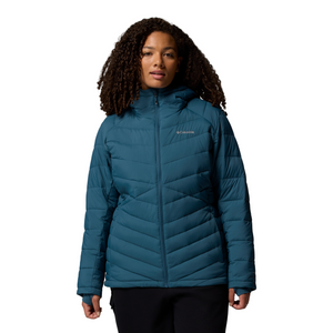 Columbia Women's Joy Peak II Hooded Insulated Jacket (Everblue)