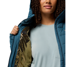Load image into Gallery viewer, Columbia Women&#39;s Joy Peak II Hooded Insulated Jacket (Everblue)
