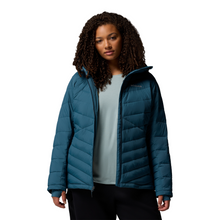 Load image into Gallery viewer, Columbia Women&#39;s Joy Peak II Hooded Insulated Jacket (Everblue)

