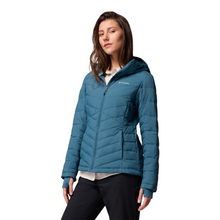 Load image into Gallery viewer, Columbia Women&#39;s Joy Peak II Hooded Insulated Jacket (Everblue)
