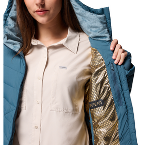 Columbia Women's Joy Peak II Hooded Insulated Jacket (Everblue)
