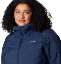 Load image into Gallery viewer, Columbia Women&#39;s Joy Peak II Mid Hooded Insulated Parka (Collegiate Navy)
