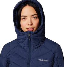 Load image into Gallery viewer, Columbia Women&#39;s Joy Peak II Mid Hooded Insulated Parka (Collegiate Navy)
