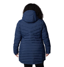 Load image into Gallery viewer, Columbia Women&#39;s Joy Peak II Mid Hooded Insulated Parka (Collegiate Navy)
