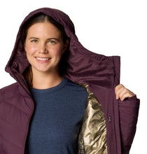 Load image into Gallery viewer, Columbia Women&#39;s Joy Peak II Mid Hooded Insulated Parka (Moonvista)
