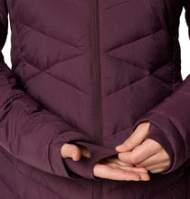 Load image into Gallery viewer, Columbia Women&#39;s Joy Peak II Mid Hooded Insulated Parka (Moonvista)
