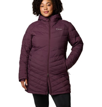 Load image into Gallery viewer, Columbia Women&#39;s Joy Peak II Mid Hooded Insulated Parka (Moonvista)
