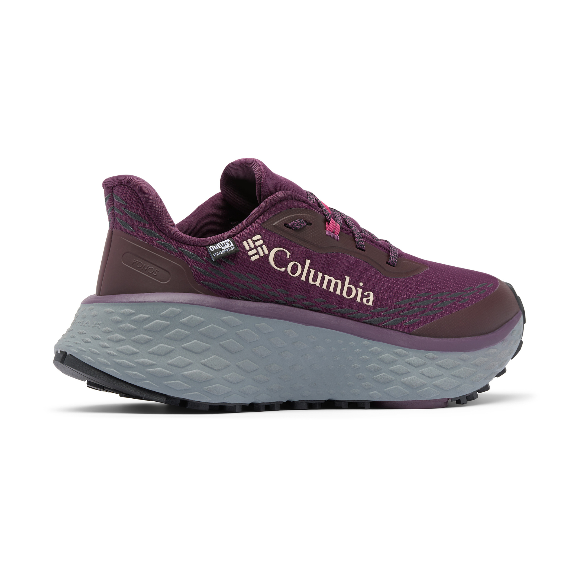 Columbia Women's Konos Trillium ATR Outdry Waterproof Trail Shoes Black Cherry Wine Berry 522 2169931