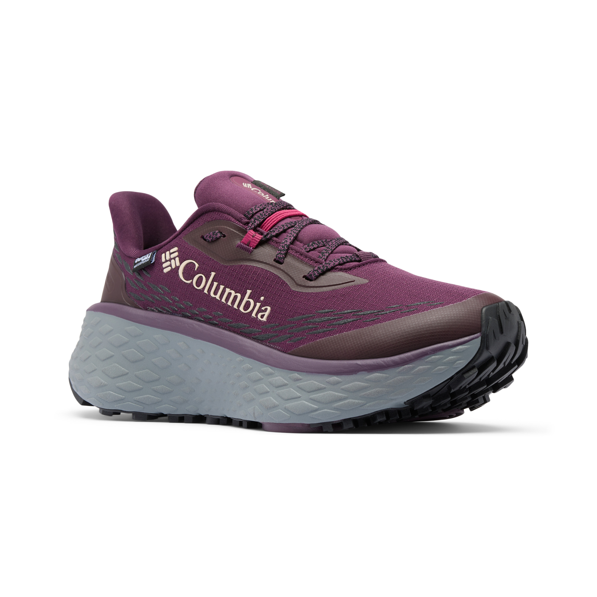 Columbia Women's Konos Trillium ATR Outdry Waterproof Trail Shoes Black Cherry Wine Berry 522 2169931