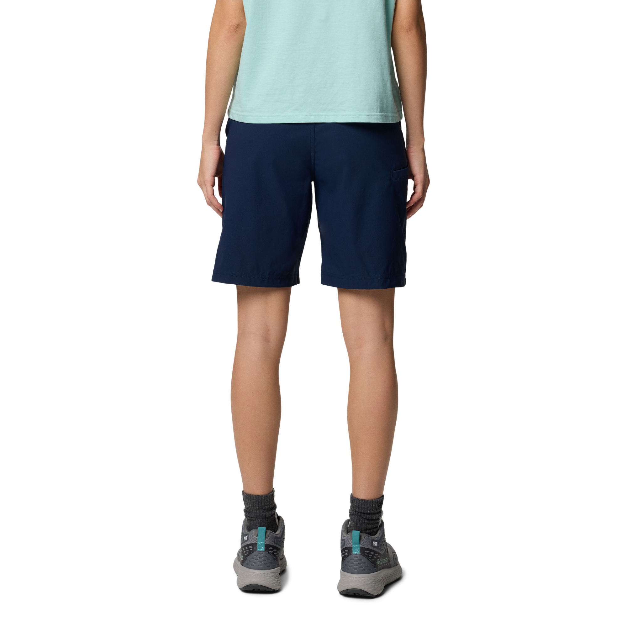 Columbia Women's Leslie Falls II Long Shorts (9in)(Collegiate Navy)