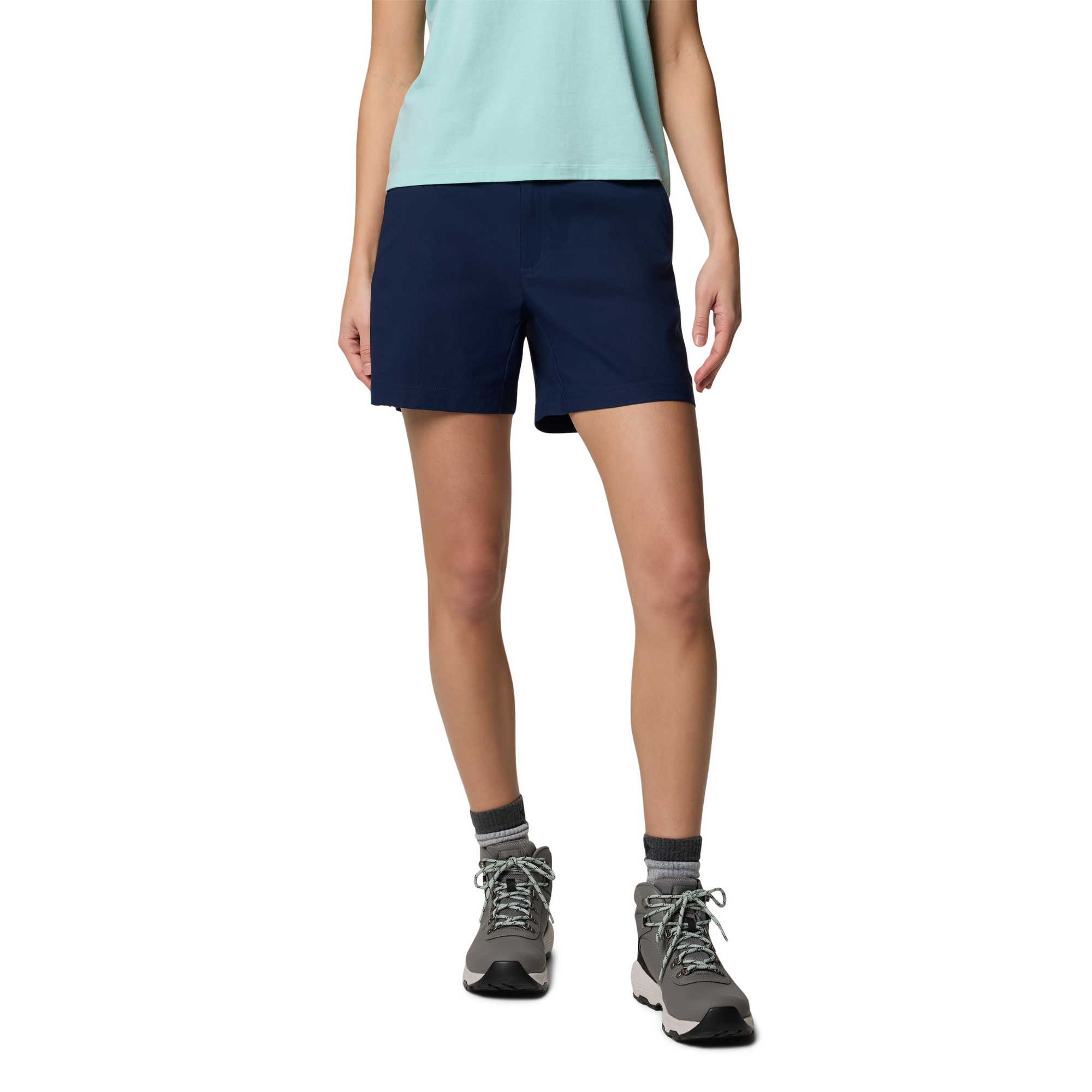 Columbia Women's Leslie Falls II Shorts (5in)(Collegiate Navy)