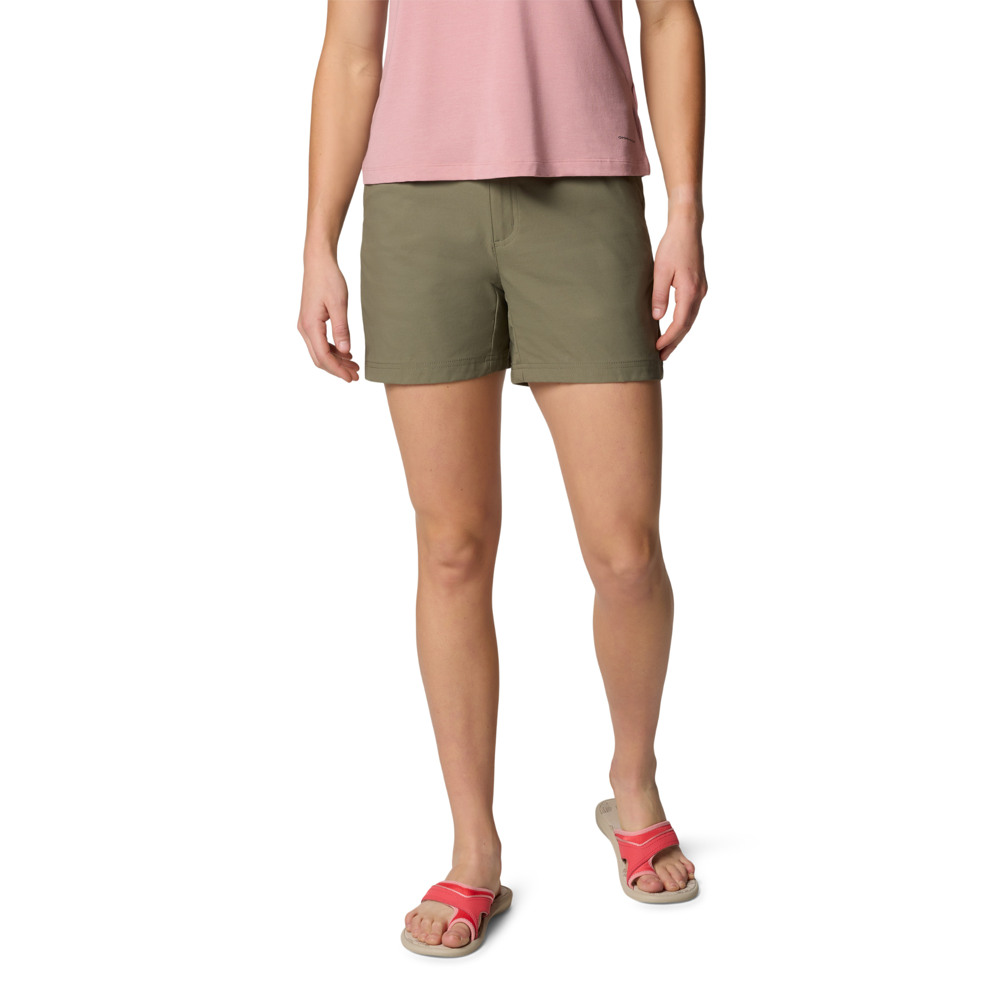 Columbia Women's Leslie Falls II UPF50 Shorts (Stone Green)(5in)