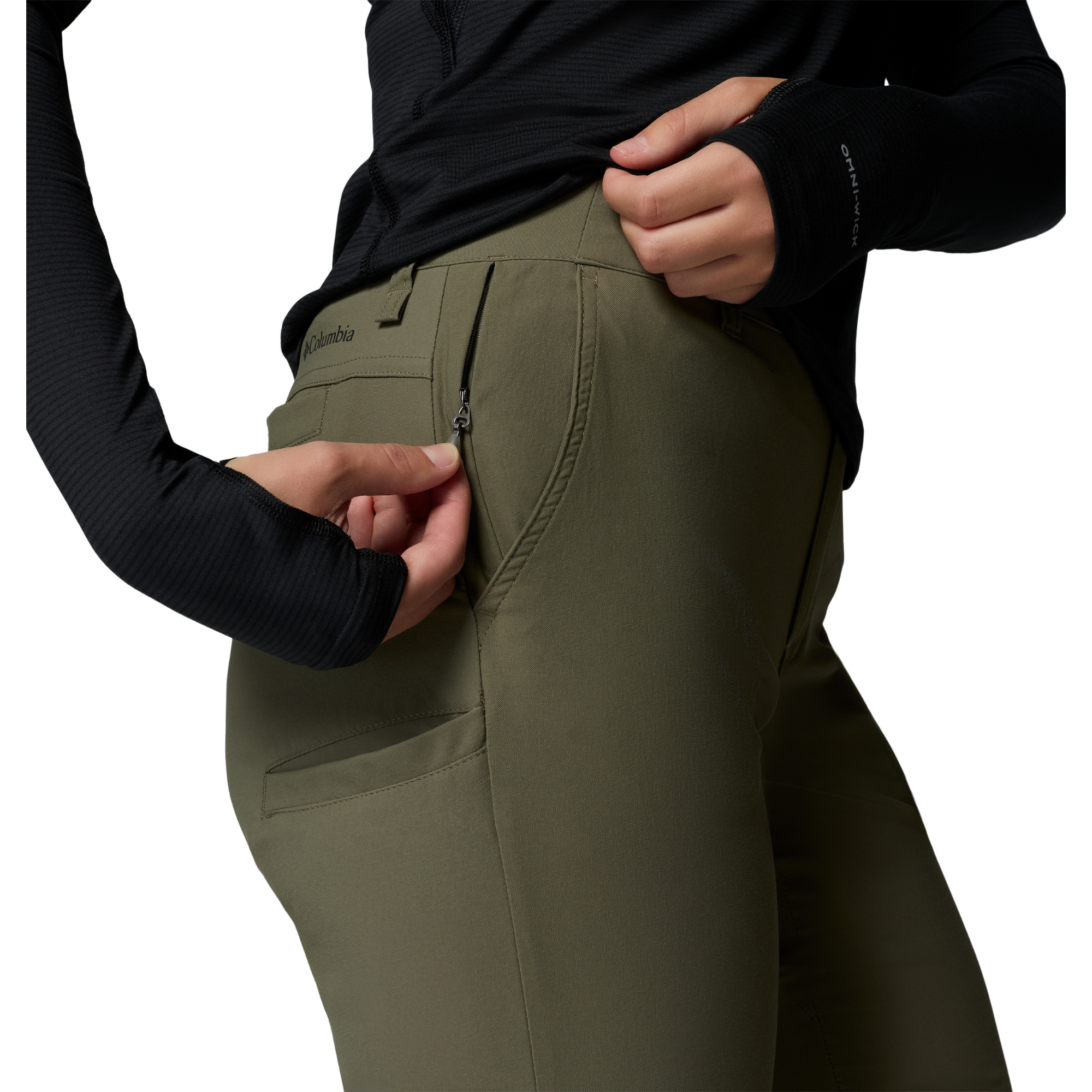 Columbia Women's Leslie Falls II Trousers (Stone Green)