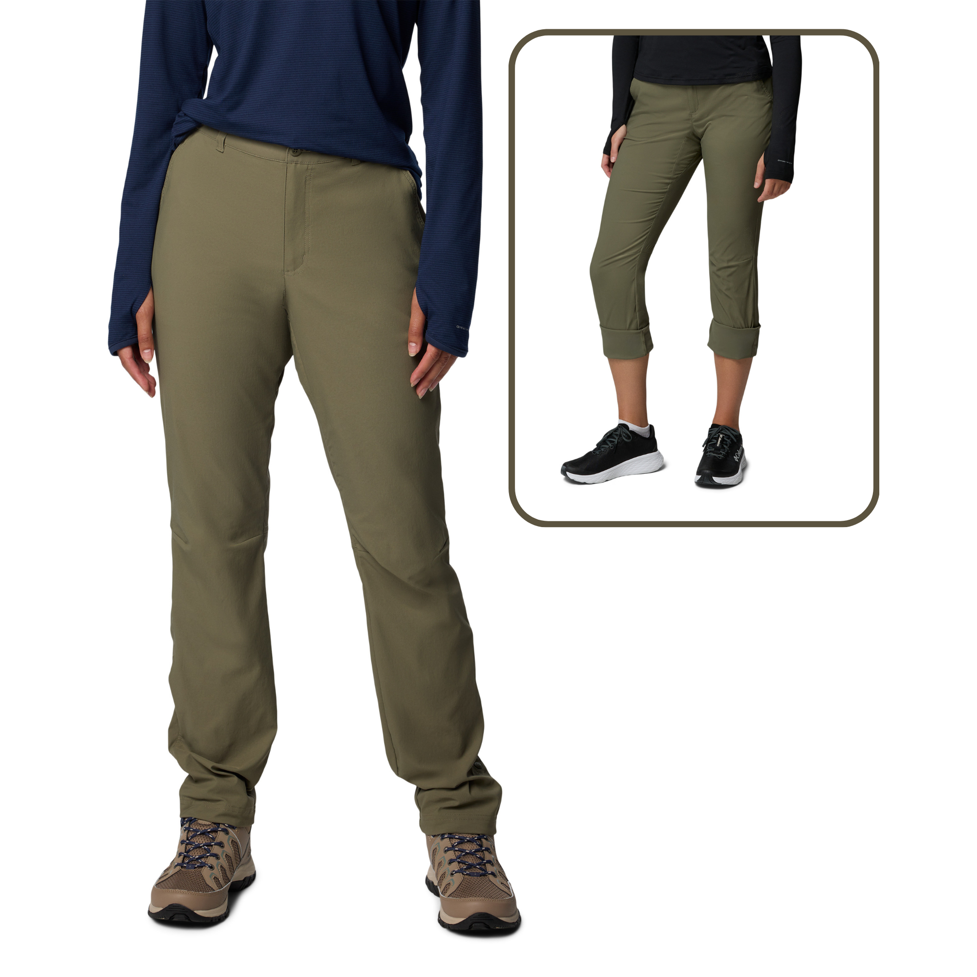 Columbia Women's Leslie Falls II Trousers (Stone Green)