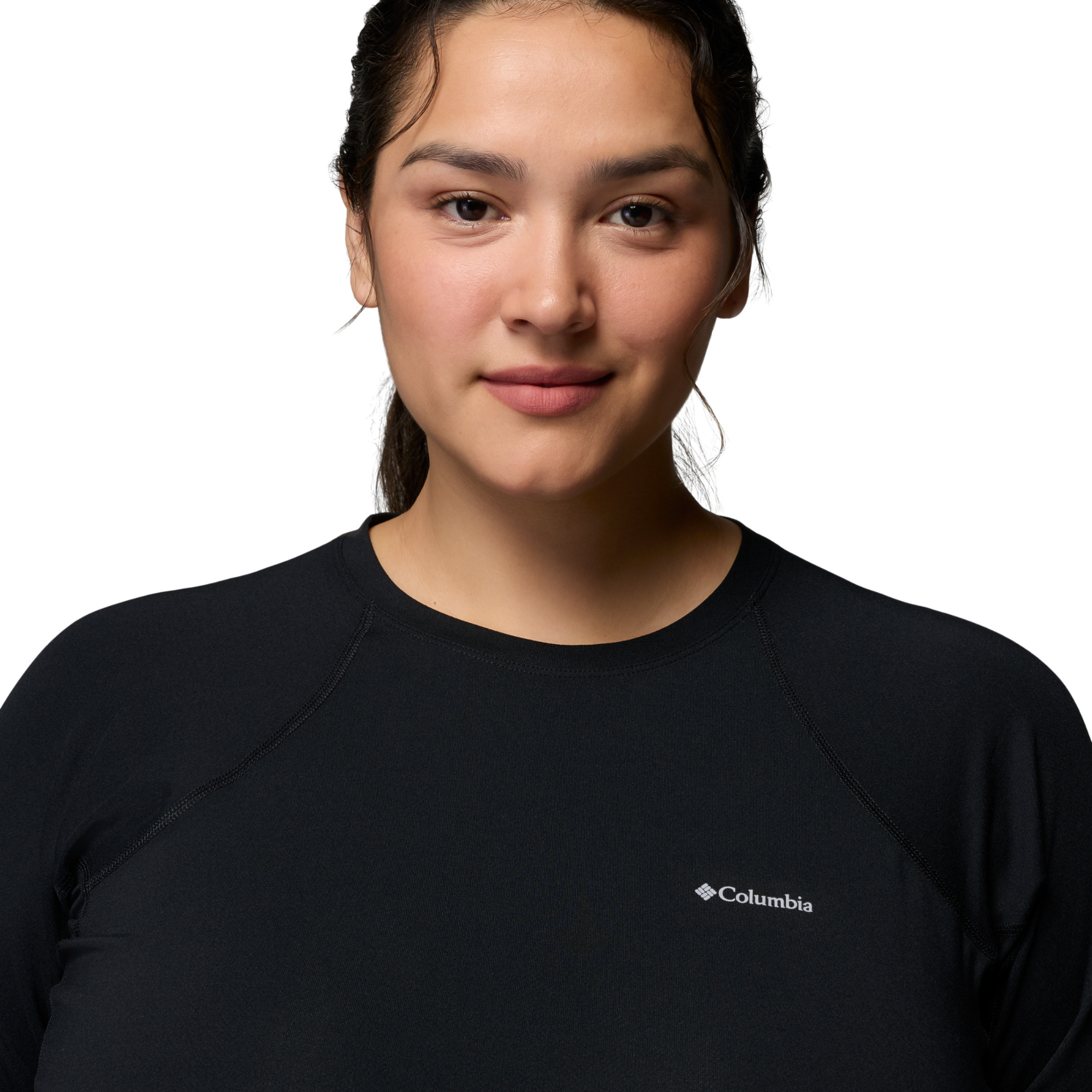 Columbia Women's Midweight Stretch Long Sleeve Baselayer Base Layer Top Black 011 1639021