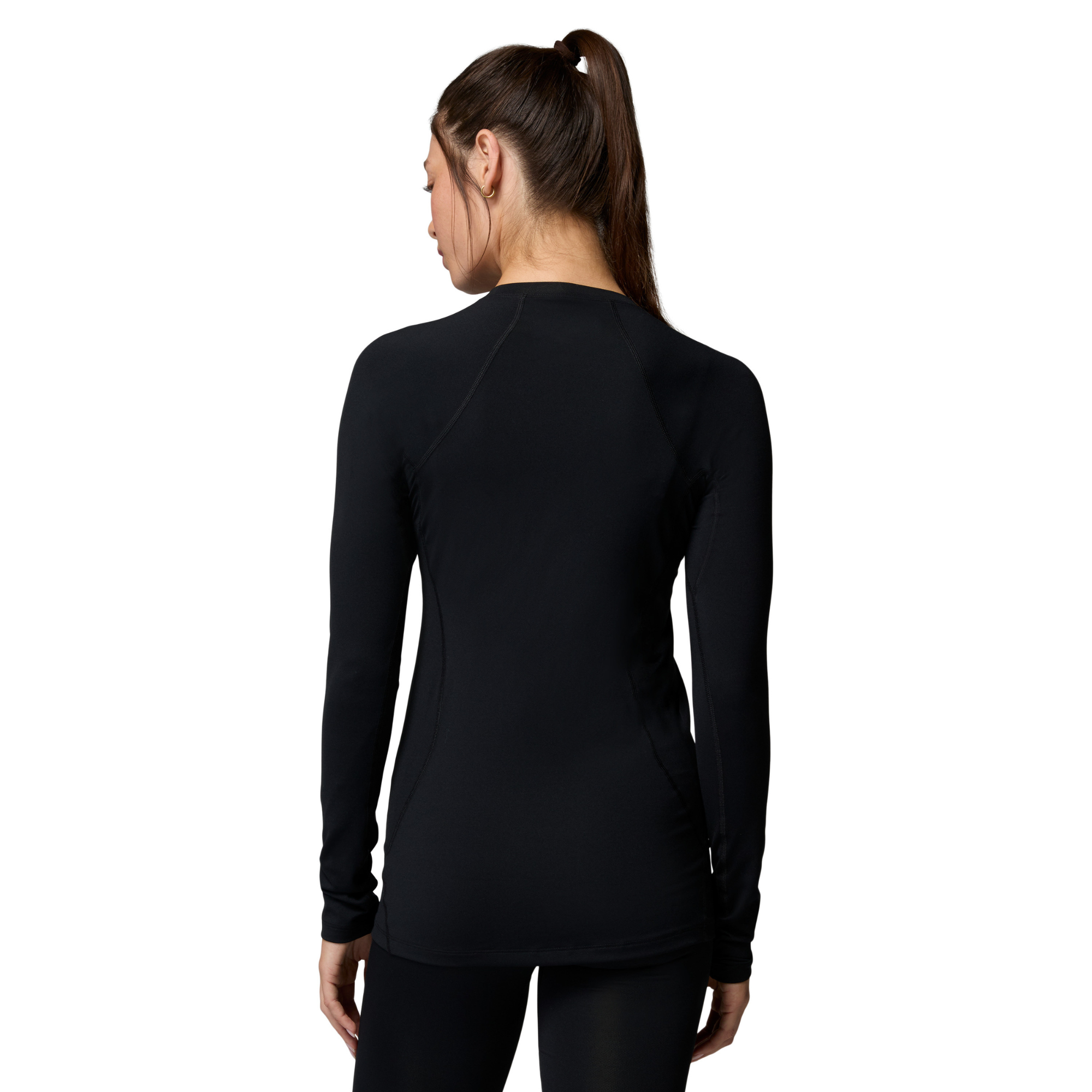 Columbia Women's Midweight Stretch Long Sleeve Baselayer Base Layer Top Black 011 1639021