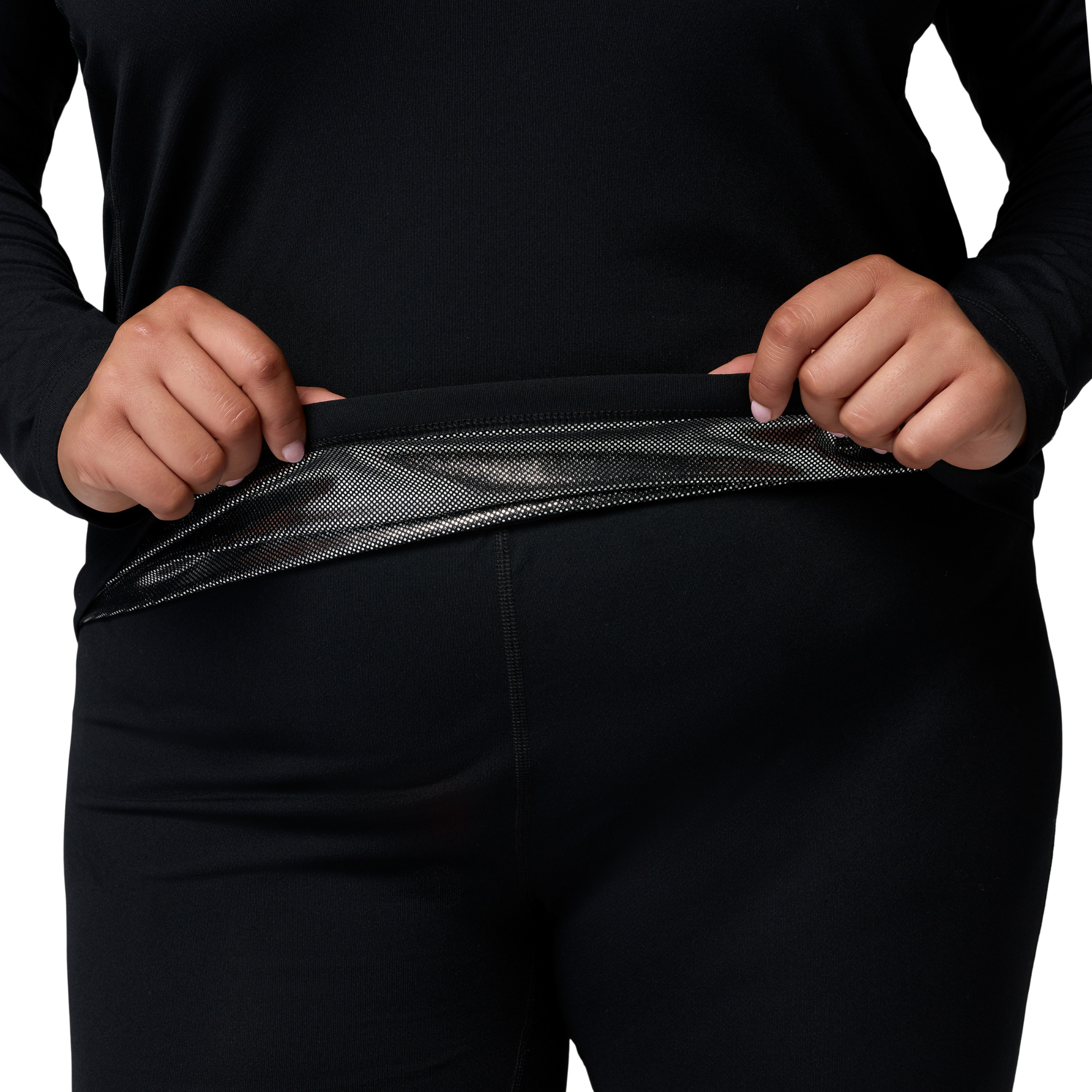 Columbia Women's Midweight Stretch Long Sleeve Baselayer Base Layer Top Black 011 1639021