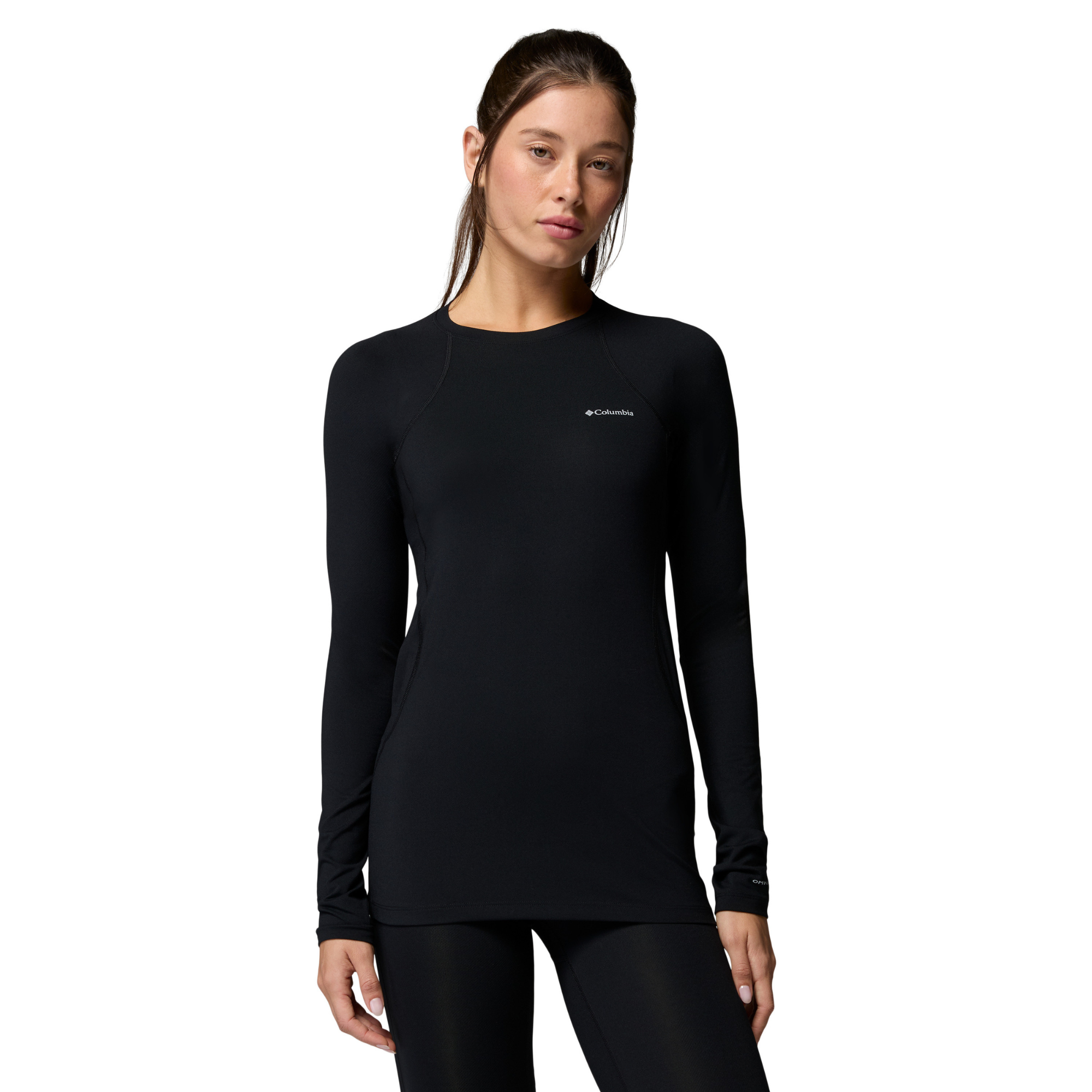 Columbia Women's Midweight Stretch Long Sleeve Baselayer Base Layer Top Black 011 1639021