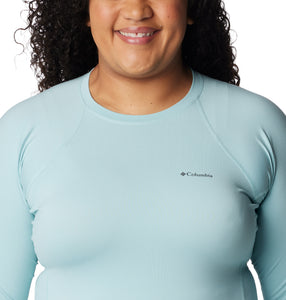 Columbia Women's Midweight Stretch Long Sleeve Base Layer Top (Aqua Haze)