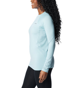 Columbia Women's Midweight Stretch Long Sleeve Base Layer Top (Aqua Haze)