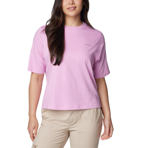 Columbia Women's North Cascades Short Sleeve Graphic Tee (Cosmos/Simple Gorge)