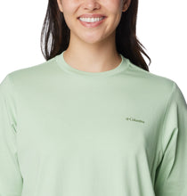 Load image into Gallery viewer, Columbia Women&#39;s North Cascades Short Sleeve Graphic Tee (Sage Leaf/Simple Gorge)
