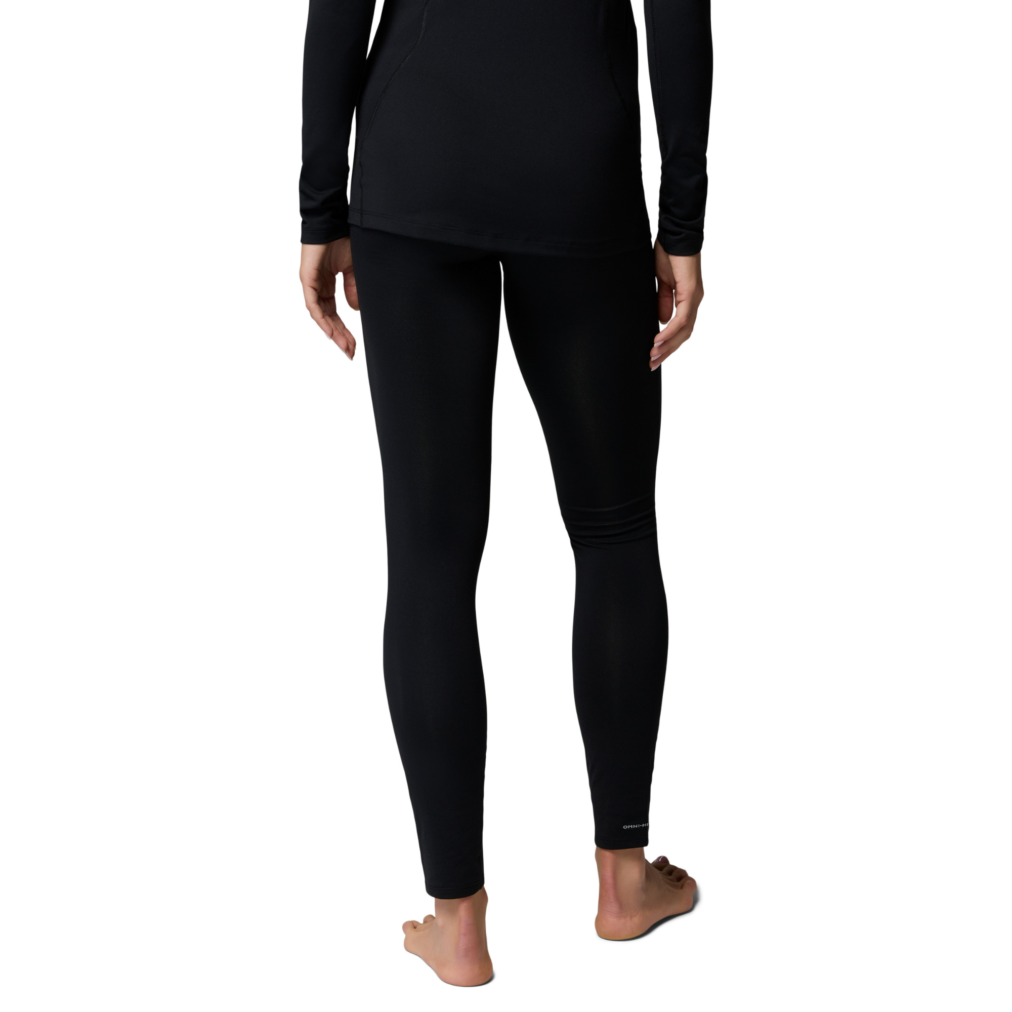 Columbia Women's Omni-Heat Midweight Stretch Baselayer Base Layer Leggings Tights Bottoms Black 011 1639031