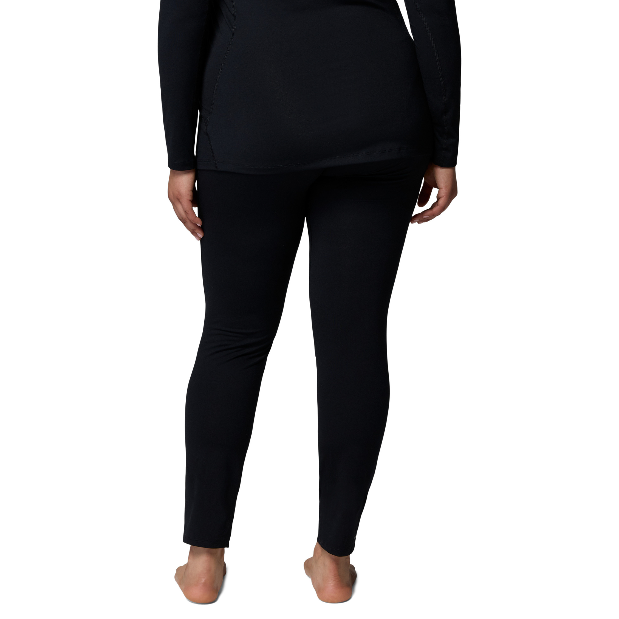 Columbia Women's Omni-Heat Midweight Stretch Baselayer Base Layer Leggings Tights Bottoms Black 011 1639031