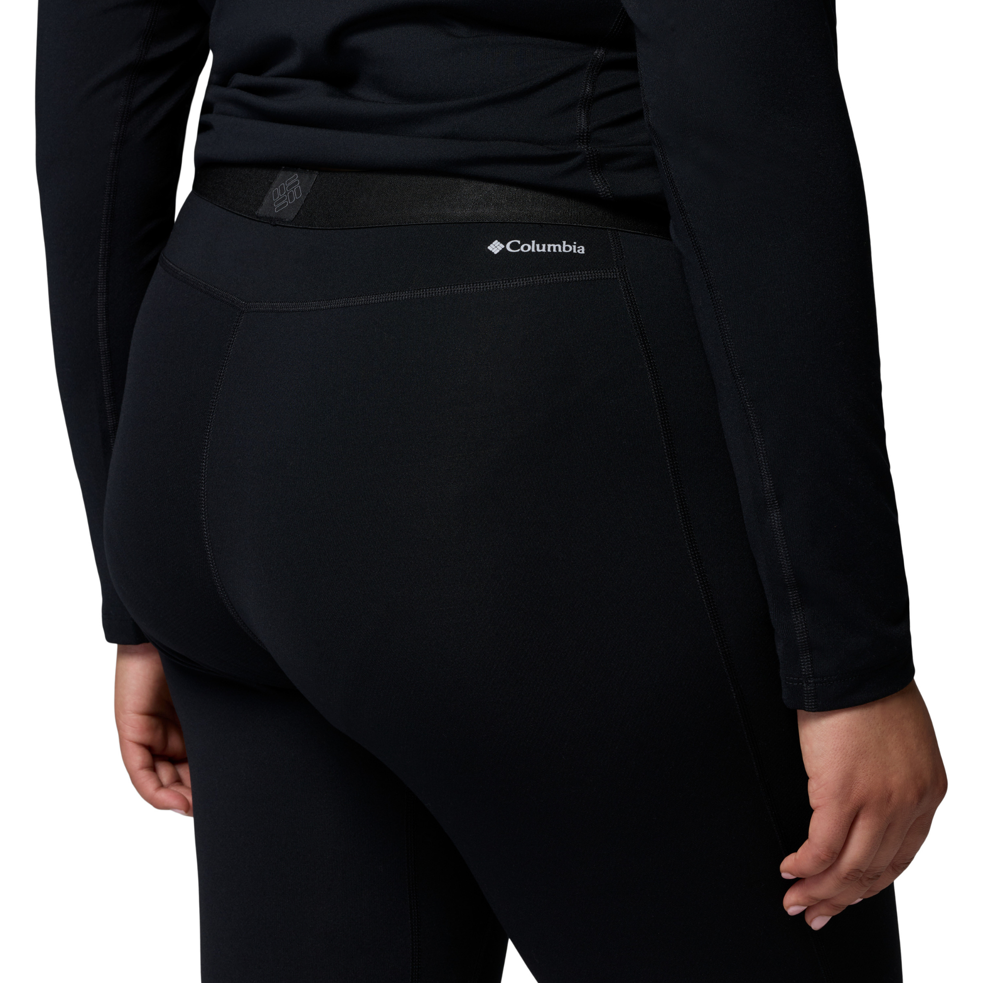 Columbia Women's Omni-Heat Midweight Stretch Baselayer Base Layer Leggings Tights Bottoms Black 011 1639031