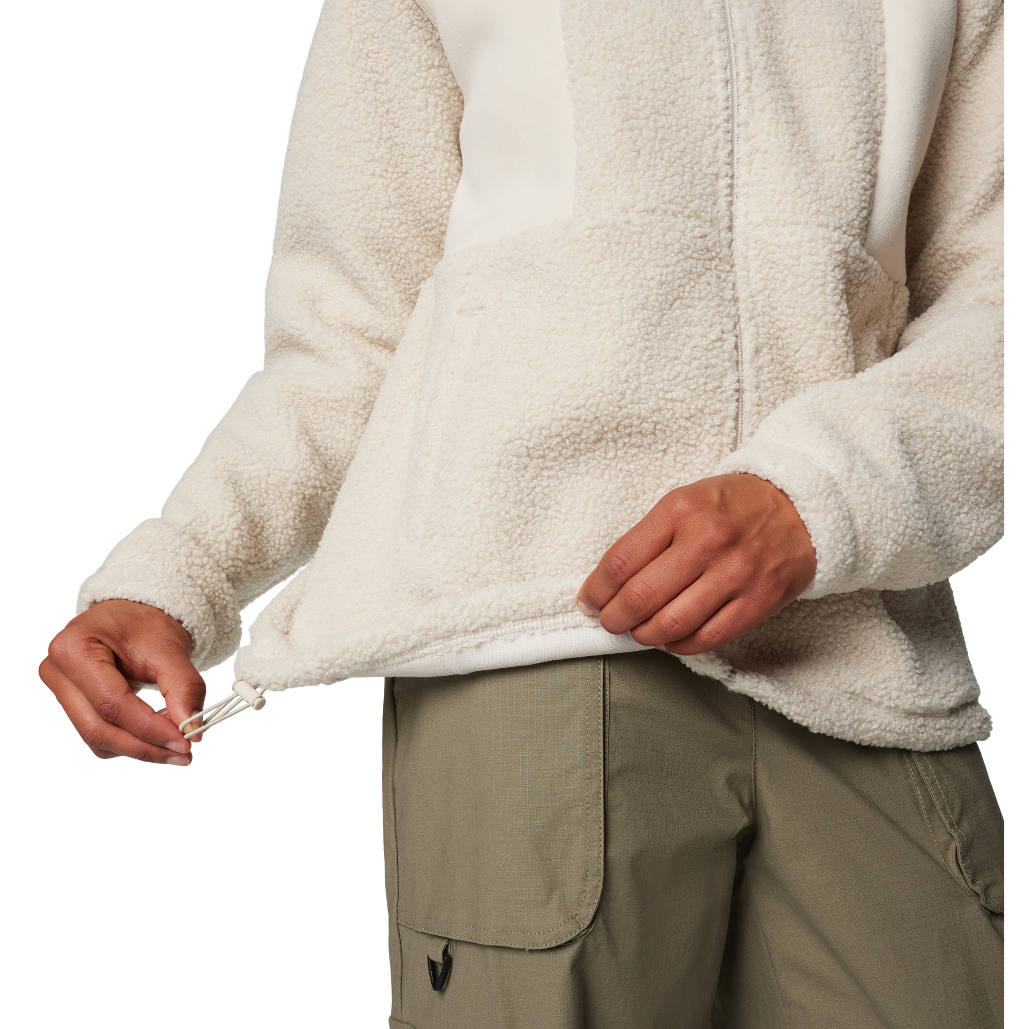 Columbia Women's Panorama Sherpa Full Zip Fleece (Dark Stone)